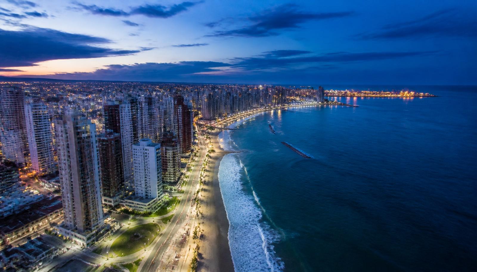 Vista da orla de Fortaleza, cidade-sede do Health Business Leaders